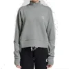 Knit Mock Neck Sweatshirt Asia Sizing “Grey”