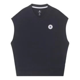Knitted V-neck Vest Asia Sizing “Black”