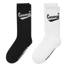 Logo Crew Socks Two Pairs “White Black” Logo Crew Socks Two Pairs “White Black”