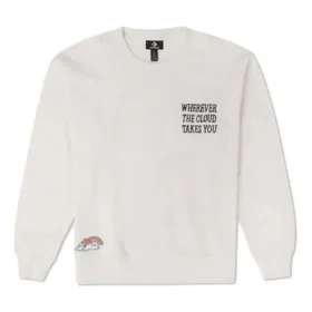 Logo Crewneck Asia Sizing “White”