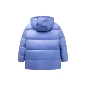 Logo Printed Down Jacket Asia Sizing “Purple White”