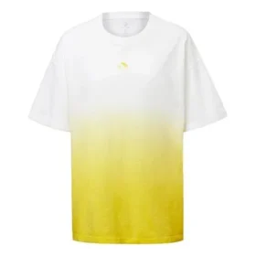 Logo Printing Gradient Short Sleeve Yellow