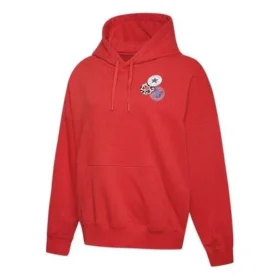 Logo Printing hooded Drawstring Red