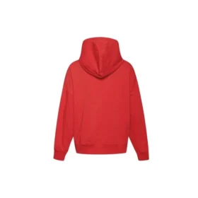 Logo Printing hooded Drawstring Red