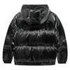 Logo Short Down Jacket Asia Sizing “Black”