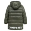 Long Down Jacket Asia Sizing “Olive Green”