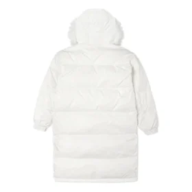 Long Down Jacket Asia Sizing “White”