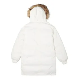 Long Down Parka Asia Sizing “White”