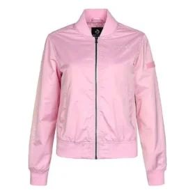 Long Sleeves Stand Collar Jacket Asia Sizing “Pink”