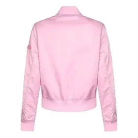 Long Sleeves Stand Collar Jacket Asia Sizing “Pink”