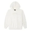 Loose Knit Hoodie Creamy White