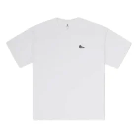Loose Sneaker Patch T-Shirt Asia Sizing “White”