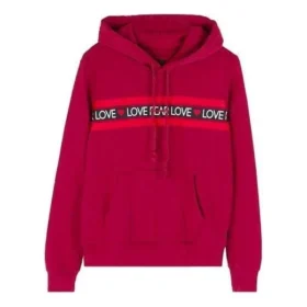 Love the Progress Print Hoodie Asia Sizing “Red”