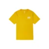 Men”s Converse Alphabet Logo Printing Retro Casual Short Sleeve Yellow
