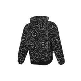Men”s Converse Athleisure Casual Sports Splash Ink Printing Hooded Fleece Lined Pullover Full Print