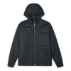 Men”s Converse Casual Sports Cargo Hooded Long Sleeves Padded Black Jacket