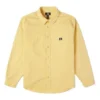 Men”s Converse Casual Woven Button Cardigan Retro Long Sleeves Jacket Gold