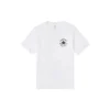 Men”s Converse Chuck Printing Knit Sports Round Neck Short Sleeve White