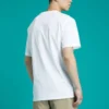 Men”s Converse Contrasting Colors Casual Sports Printing Short Sleeve White