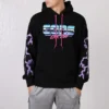 Men”s Converse Flash Logo Printing Sports Fleece Lined Black