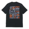 Men”s Converse Logo Printing Casual Short Sleeve Black