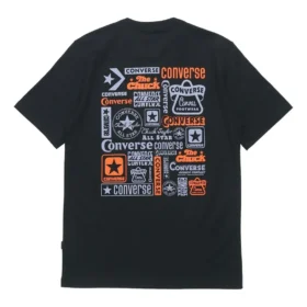 Men”s Converse Logo Printing Casual Short Sleeve Black