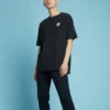 Men”s Converse Logo Printing Round Neck Short Sleeve Black