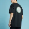 Men”s Converse Logo Printing Round Neck Short Sleeve Black