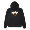 Men”s Converse Mountains Pattern Printing Fleece Lined Black