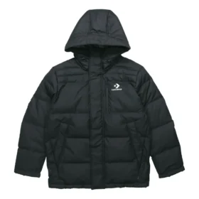 Men”s Converse Outdoor With Down Feather Jacket Black