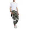 Men”s Converse Pattern Sports Round Neck Short Sleeve White