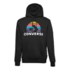 Men”s Converse Planet Set Po Athleisure Casual Sports Printing Knit Black