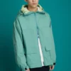 Men”s Converse Pocket Casual Hooded Jacket Washed Blue