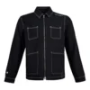 Men”s Converse Pocket Woven Long Sleeves Jacket Black