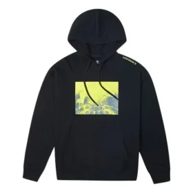 Men”s Converse Printing Sports Fleece Lined Black Men”s Converse Printing Sports Fleece Lined Black