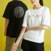 Men”s Converse Printing Sports Knit Loose Short Sleeve White
