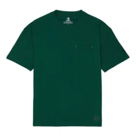 Men”s Converse Renew Solid Color Loose Pocket Short Sleeve Green