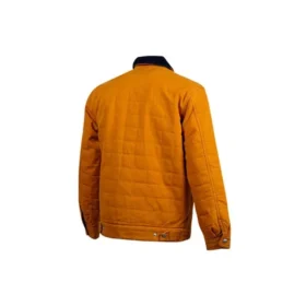 Men”s Converse Retro Casual Cargo Jacket Yellow