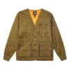 Men”s Converse Retro Multiple Pockets Casual Stay Warm Green Jacket
