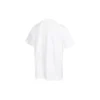 Men”s Converse Solid Color Chest Pattern Printing Round Neck Short Sleeve White