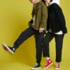 Men”s Converse Sports Cargo corduroy Shirt Jacket Black