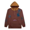 Men”s Converse x Bandulu Crossover Splash Ink Embroidered Contrasting Colors Brown