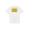 Men”s Converse x Keith Haring Crossover Embroidered Logo Alphabet Printing Round Neck Loose White