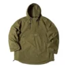 Men”s Converse x Kim Jones Crossover Casual Sports Half Zipper Hooded Jacket Military Green