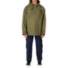Men”s Converse x Kim Jones Crossover Casual Sports Half Zipper Hooded Jacket Military Green