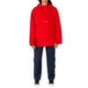 Men”s Converse x Kim Jones Crossover Casual Sports Half Zipper Hooded Jacket Red