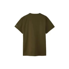 Men”s Converse x Kim Jones Crossover Small Label Solid Color Sports Round Neck Short Sleeve Olive Green