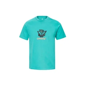 Men”s Converse x Scooby Doo Crossover Cartoon Short Sleeve Blue