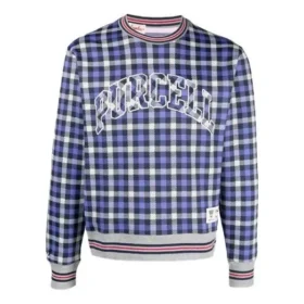 Men”s Converse x Todd Snyder Crossover Series Plaid Pattern Loose Long Sleeves Blue