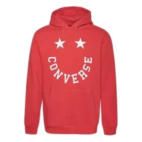 Men”s Graphic Pullover in University Red Men”s Graphic Pullover in University Red